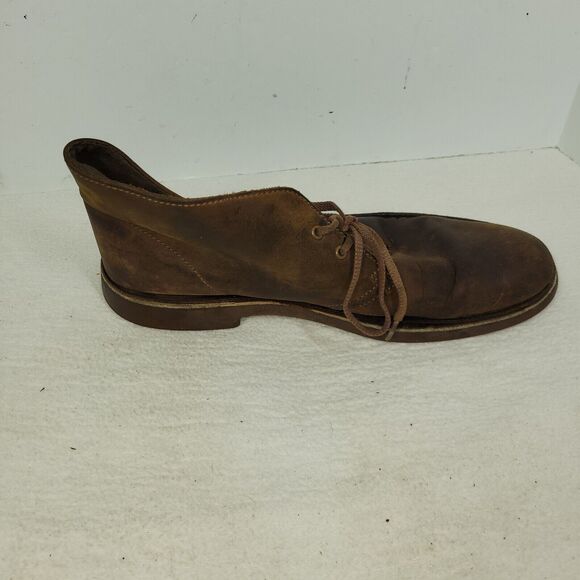 Clarks Mens Shoes Size 10M Brown Comfort Walking Desert Chukka Boots Leather - Picture 11 of 16